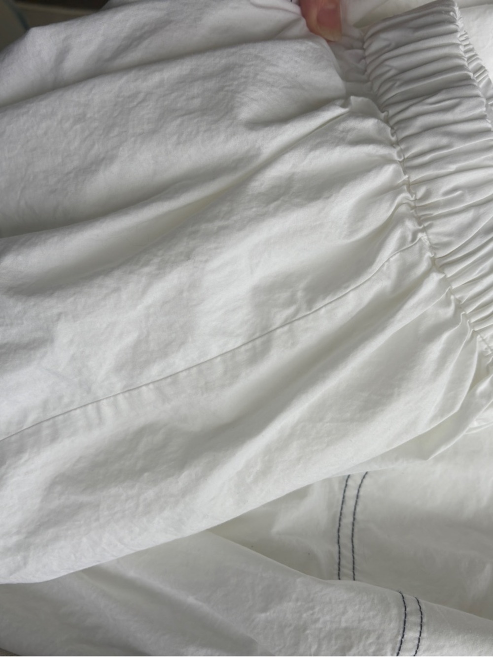 JCrew Poplin White Maxi Skirt - Picture 8 of 10